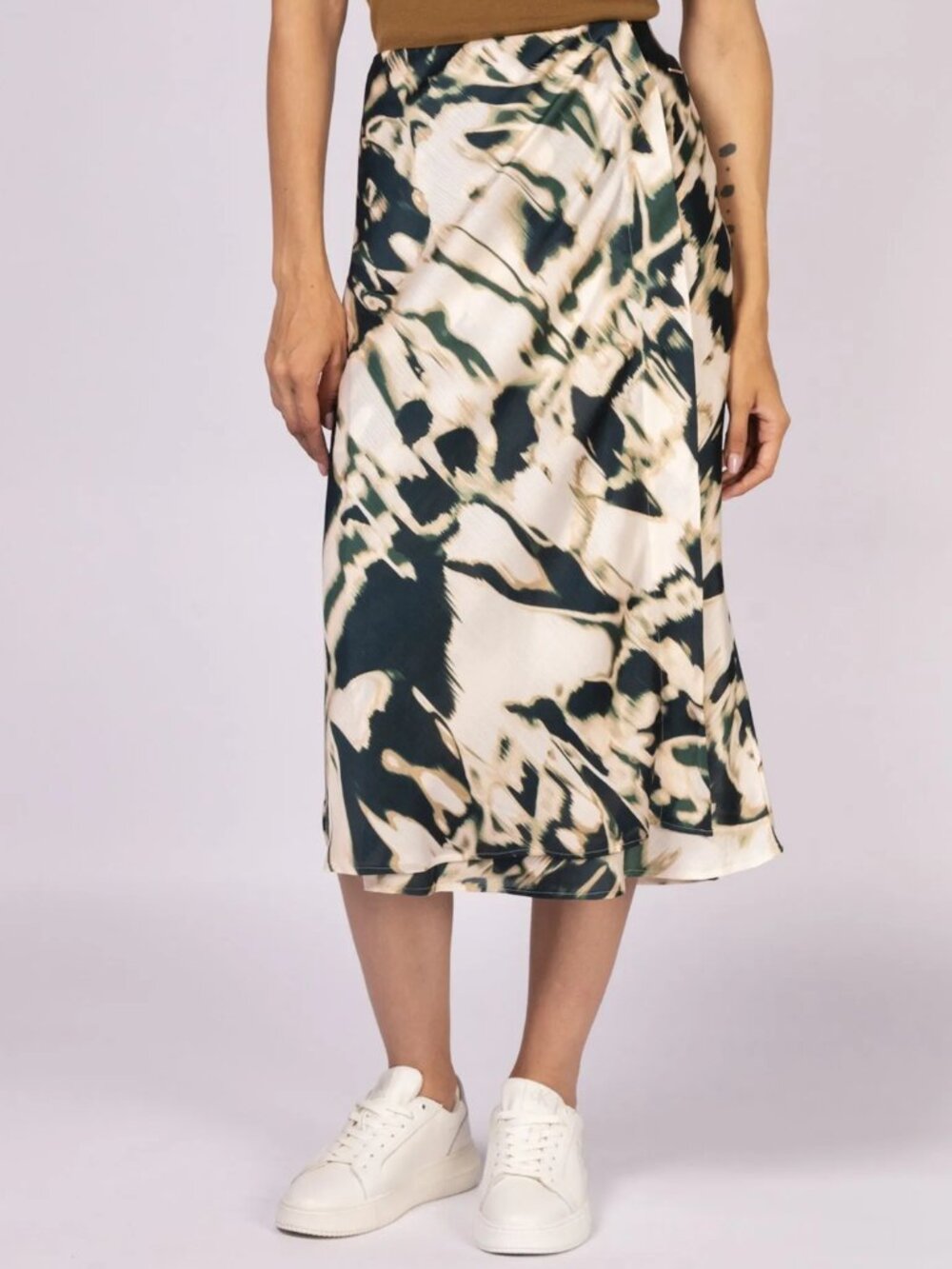 NWT Calvin Klein Printed Midi Skirt Size M